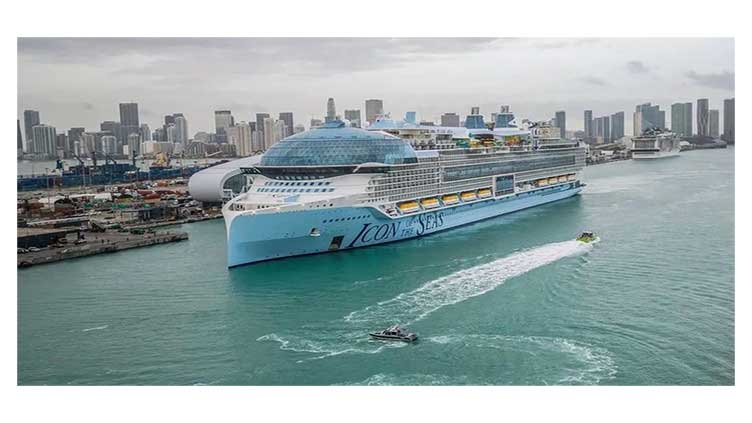 WORLD’S LARGEST CRUISE SHIP SETS SAIL FROM MIAMI