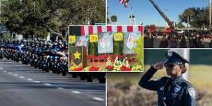 Trump, DeSantis Join Thousands to Mourn 3 Florida Deputies