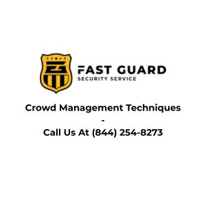Crowd Management Techniques