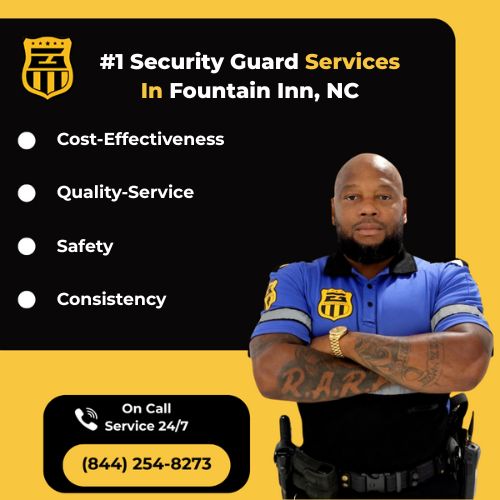 #1 Security Guard Services In Fountain Inn, NC