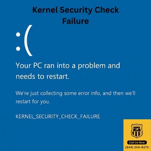 Kernel Security Check Failure
