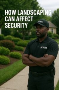 How Landscaping Can Affect Security