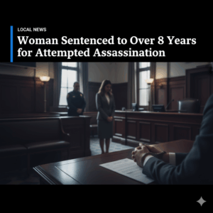 Woman Sentenced to Over 8 Years for Attempted Assassination