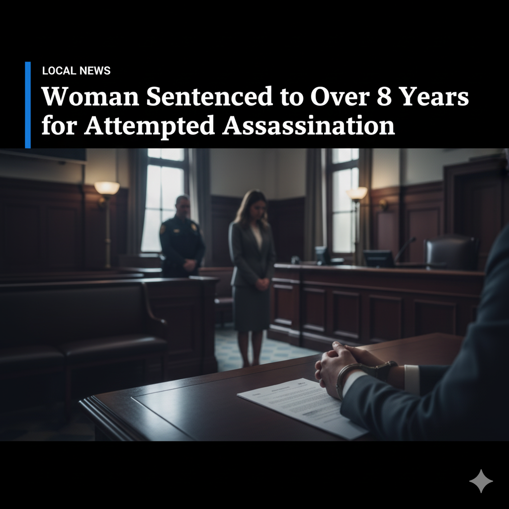 Woman Sentenced to Over 8 Years for Attempted Assassination