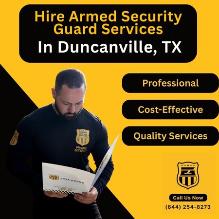 Armed Security Guard Services In Duncanville, TX