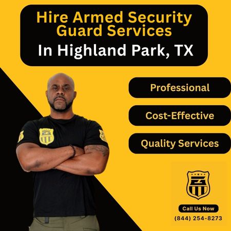 Armed Security Guard Services In Highland Park, TX