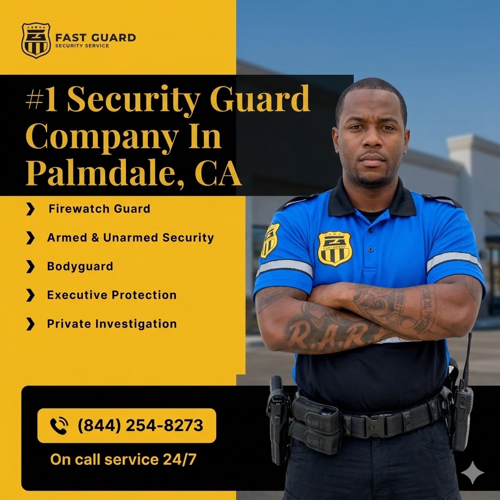 #1 Security Guard Company In Palmdale, CA