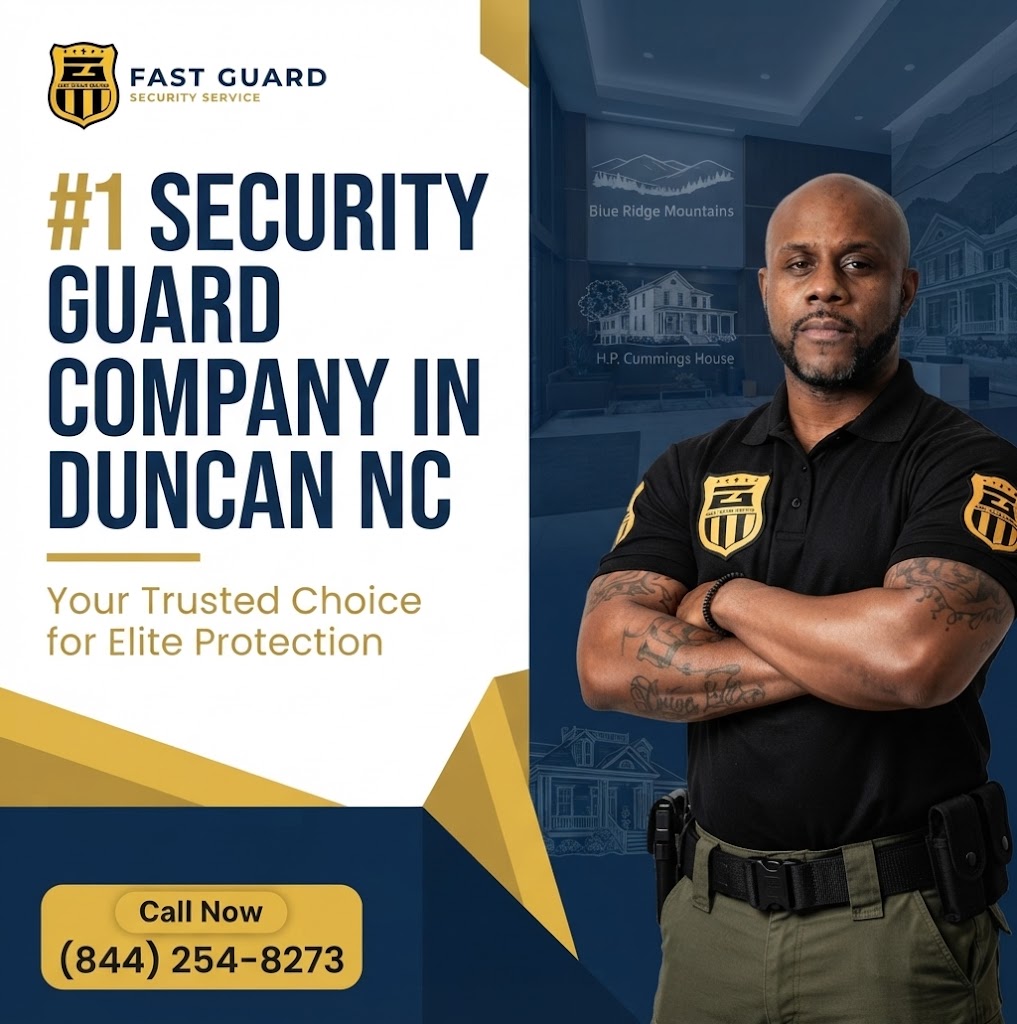 #1 Security Guard Company In Duncan Nc